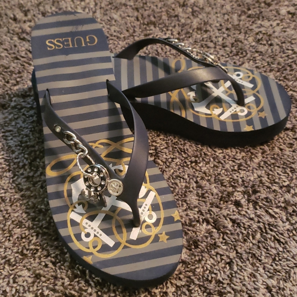 Guess Nautical Foam Sandals